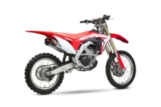 Honda crf250r 18-21/rx rs-9t stainless full exhaust, w/ stainless mufflers